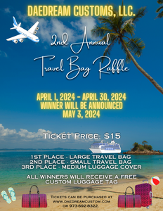 2024 Travel Bag Raffle - April 1st - April 30th