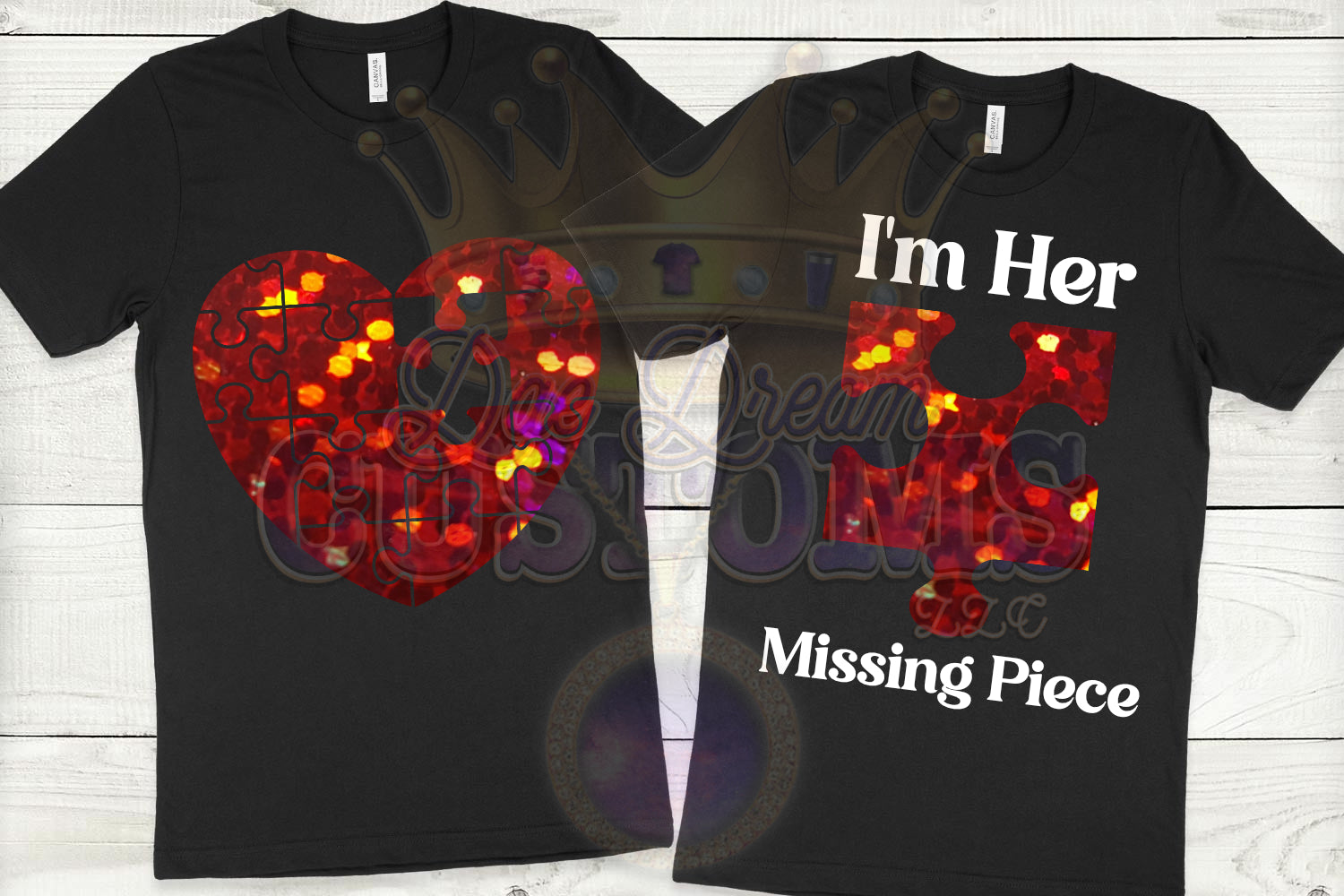 I'm Her Missing Piece Couples T-Shirt
