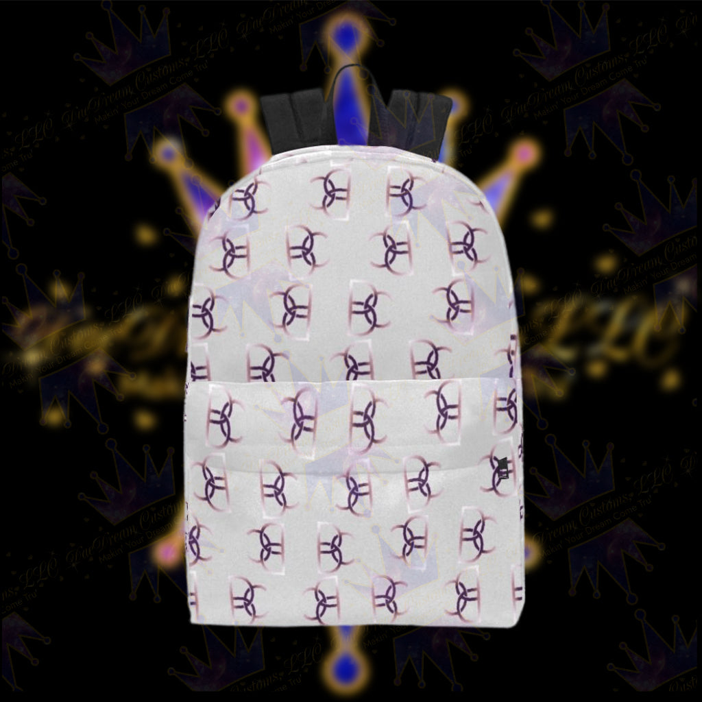 Dope, Dedicated & Confident (DDC) - Classic Style Grey Backpack