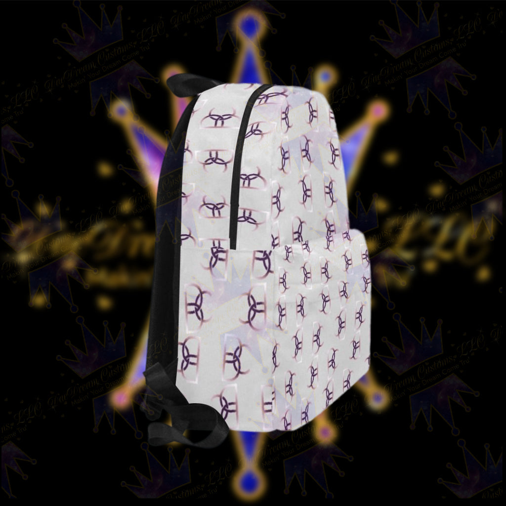 Dope, Dedicated & Confident (DDC) - Classic Style Grey Backpack