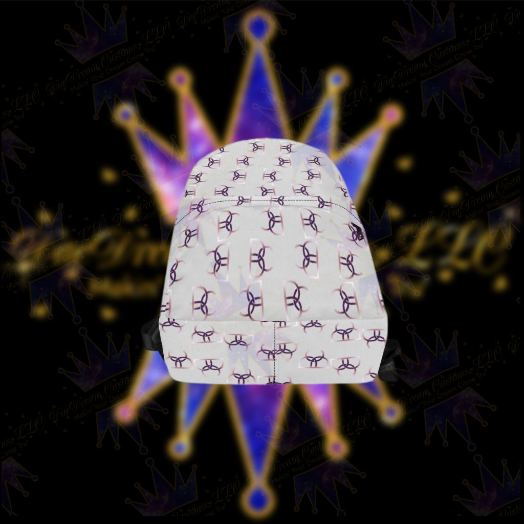 Dope, Dedicated & Confident (DDC) - Classic Style Grey Backpack