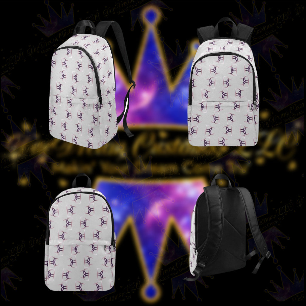 Dope, Dedicated & Confident (DDC) Fabric Style Grey Backpack