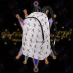 Load image into Gallery viewer, Dope, Dedicated &amp; Confident (DDC) Fabric Style Grey Backpack
