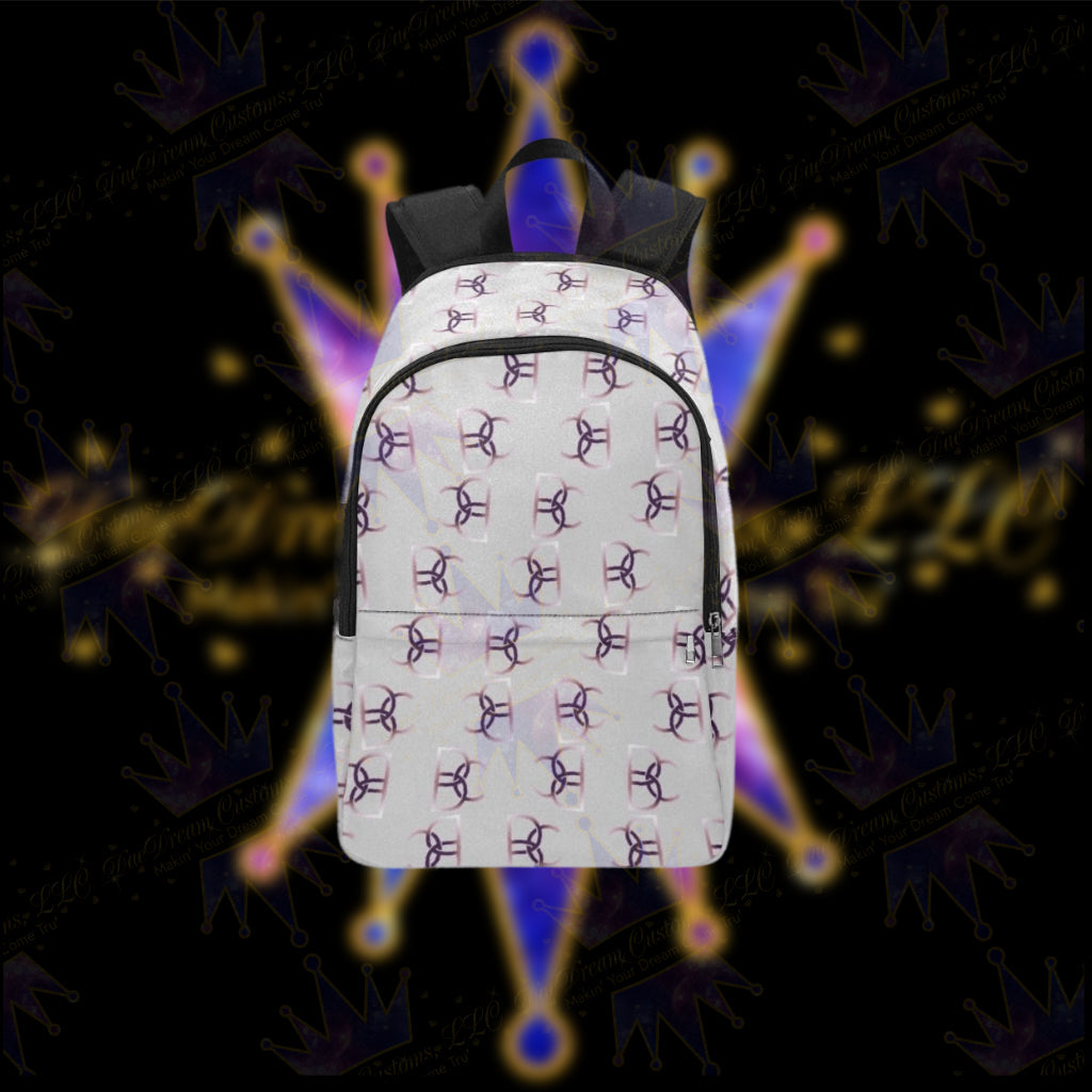 Dope, Dedicated & Confident (DDC) Fabric Style Grey Backpack