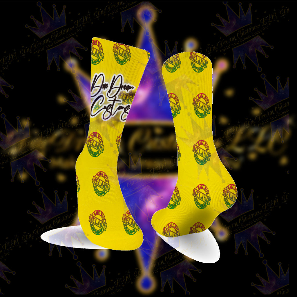 Made With Melanin Socks (2 FOR 35 - USE CODE: SOCKSBOG5O) - DaeDream Customs