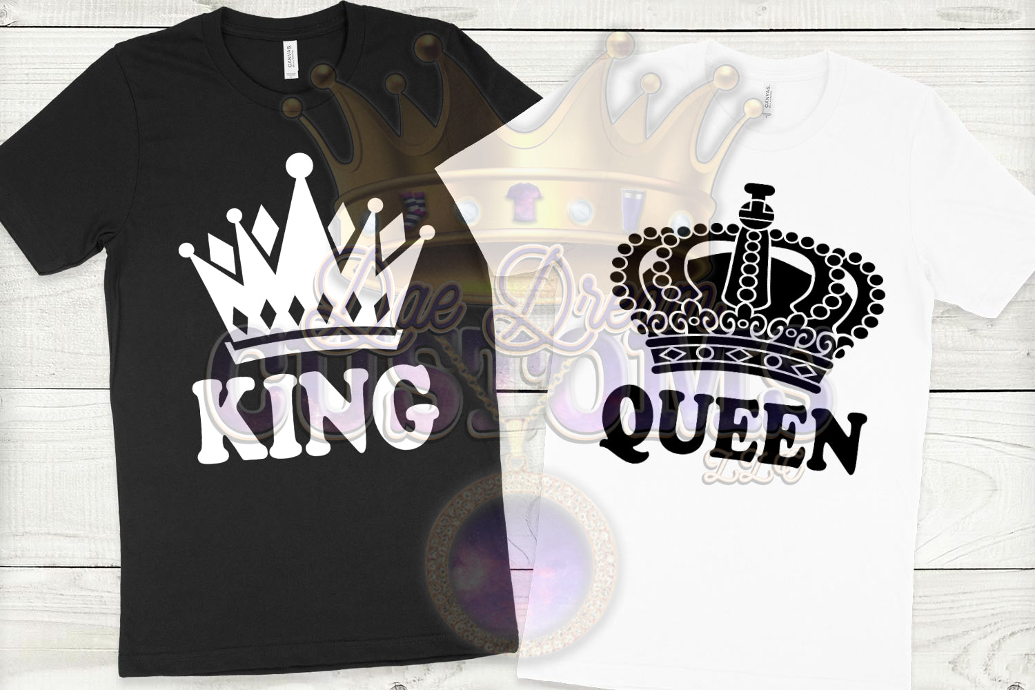 King & Queen Couples T-Shirt (PLEASE READ DETAILS BELOW)