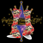 Load image into Gallery viewer, DaeDream Spooky Lightin&#39; Moon Bat Socks - DaeDream Customs
